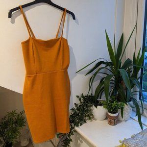 Womens Yellow Dress